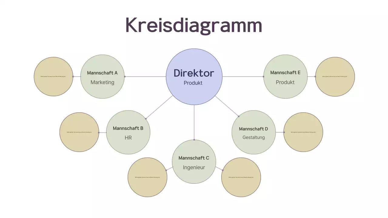 rosa geometrischer kreisförmiger vertikaler Organisationsplan