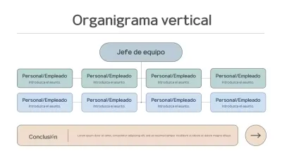 blue basic business plan de organización vertical