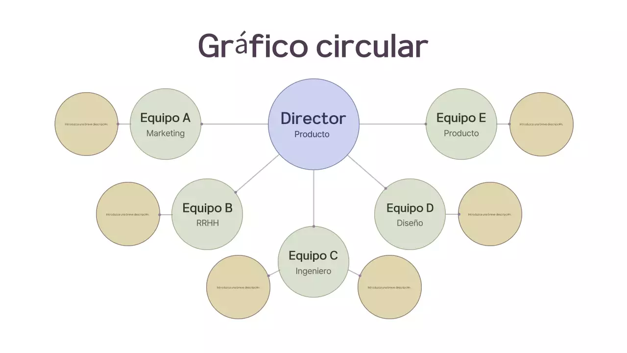 diseño organizativo vertical geométrico circular rosa