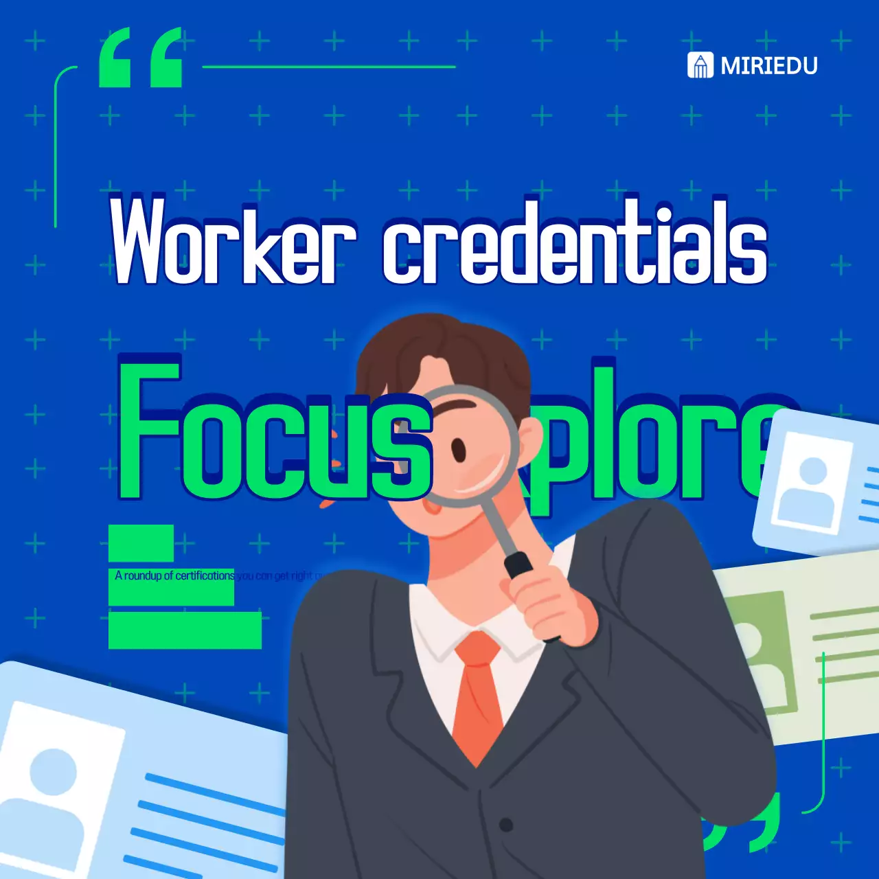 Hướng dẫn về thông tin xác thực hiện đại màu xanh Instagram Carousel