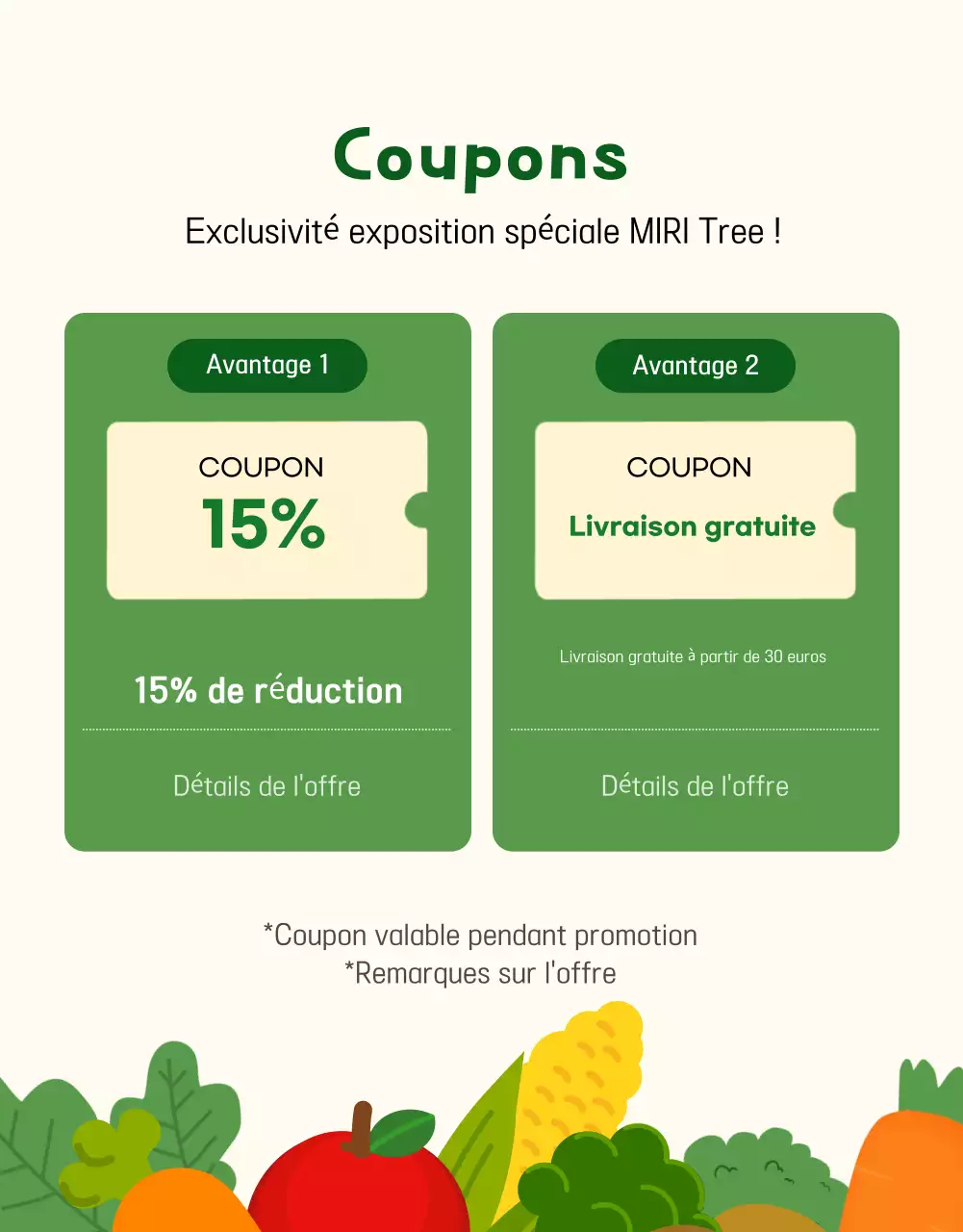 Beige Simple Produce Sale (vente de produits simples)