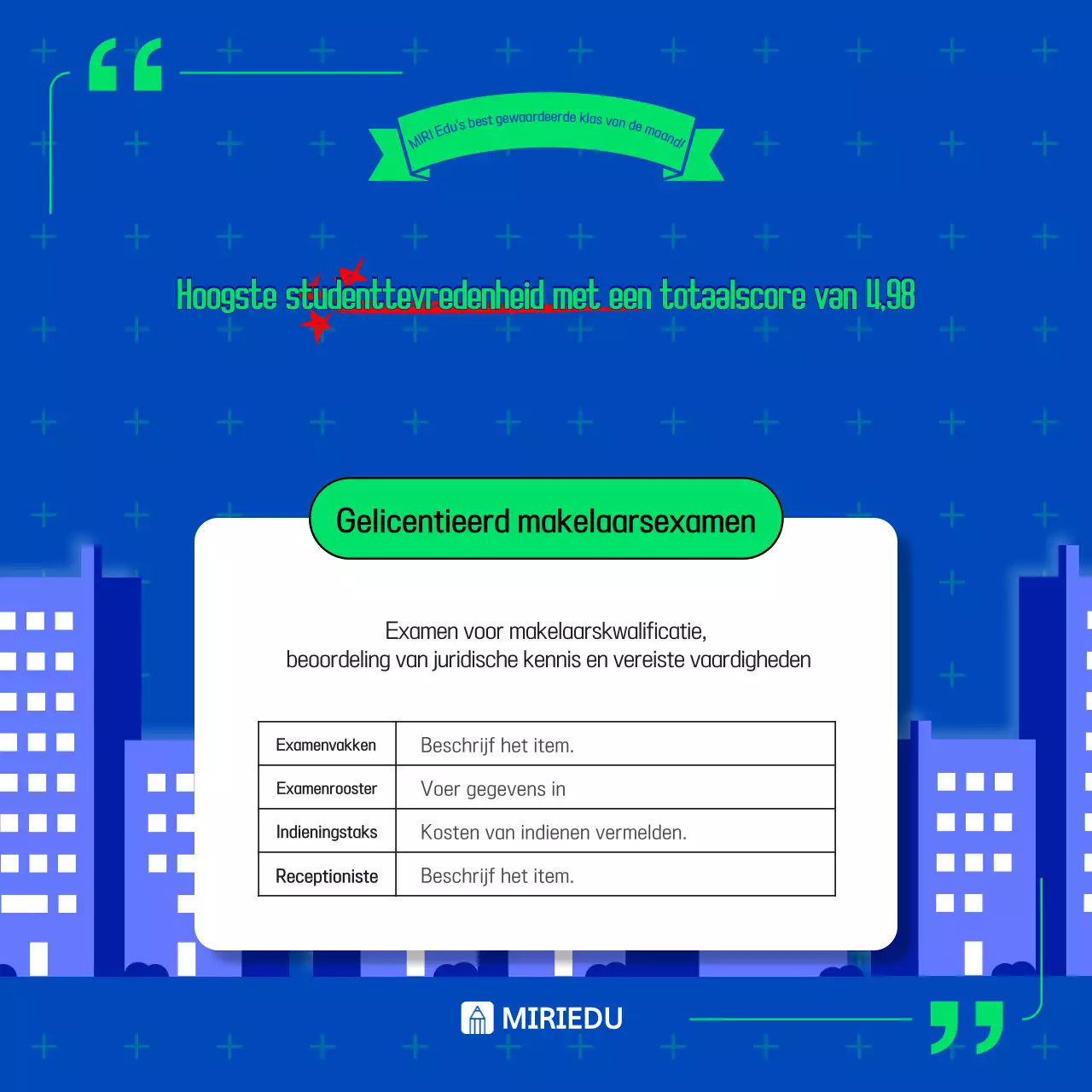 Blue Trending Advertenties voor Werkplaatseducatie