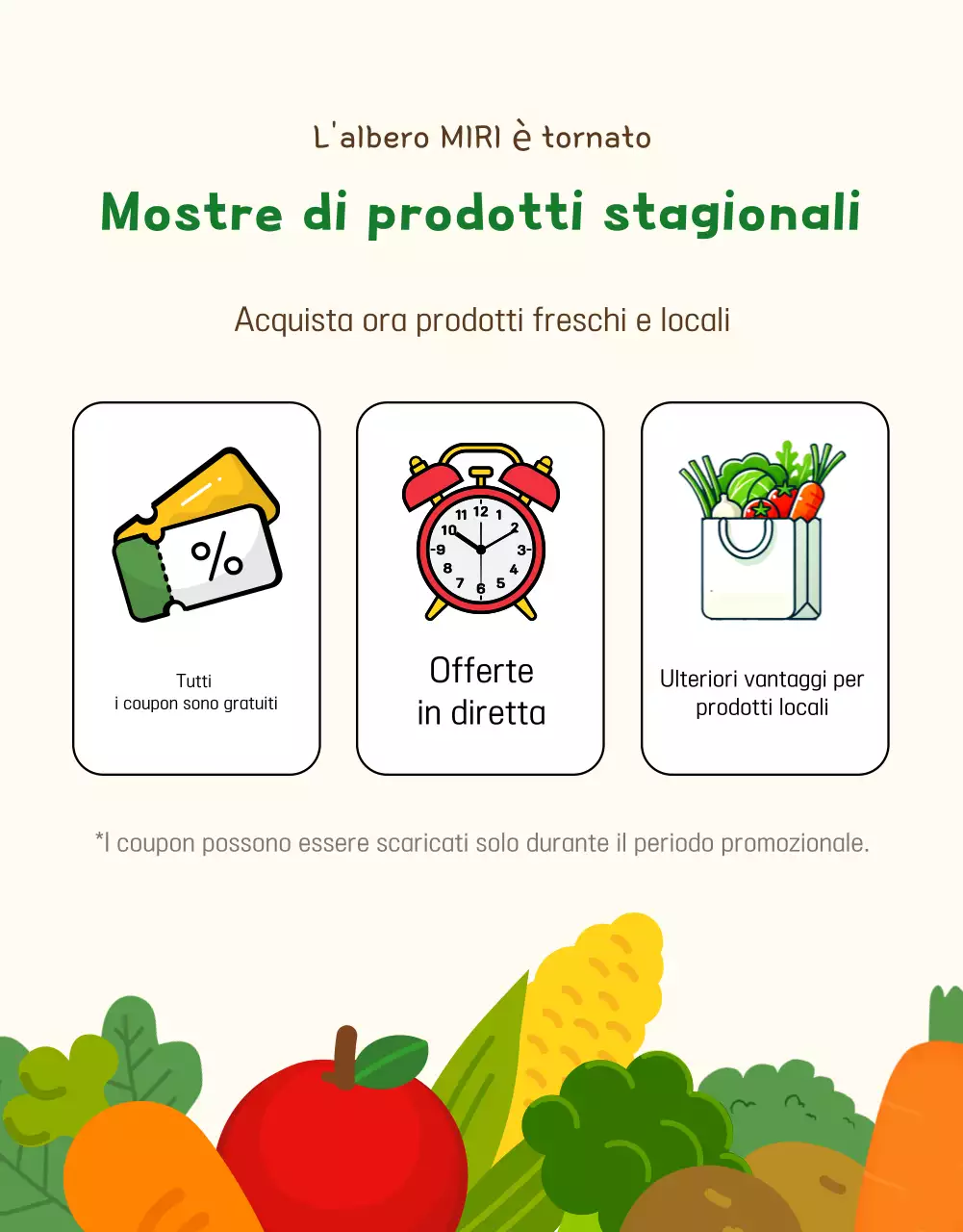 Vendita di prodotti semplici beige