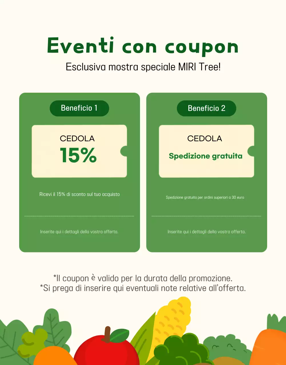 Vendita di prodotti semplici beige