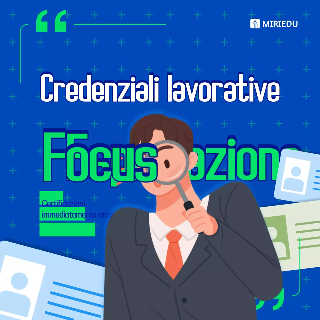 Annunci di formazione sul posto di lavoro di tendenza blu