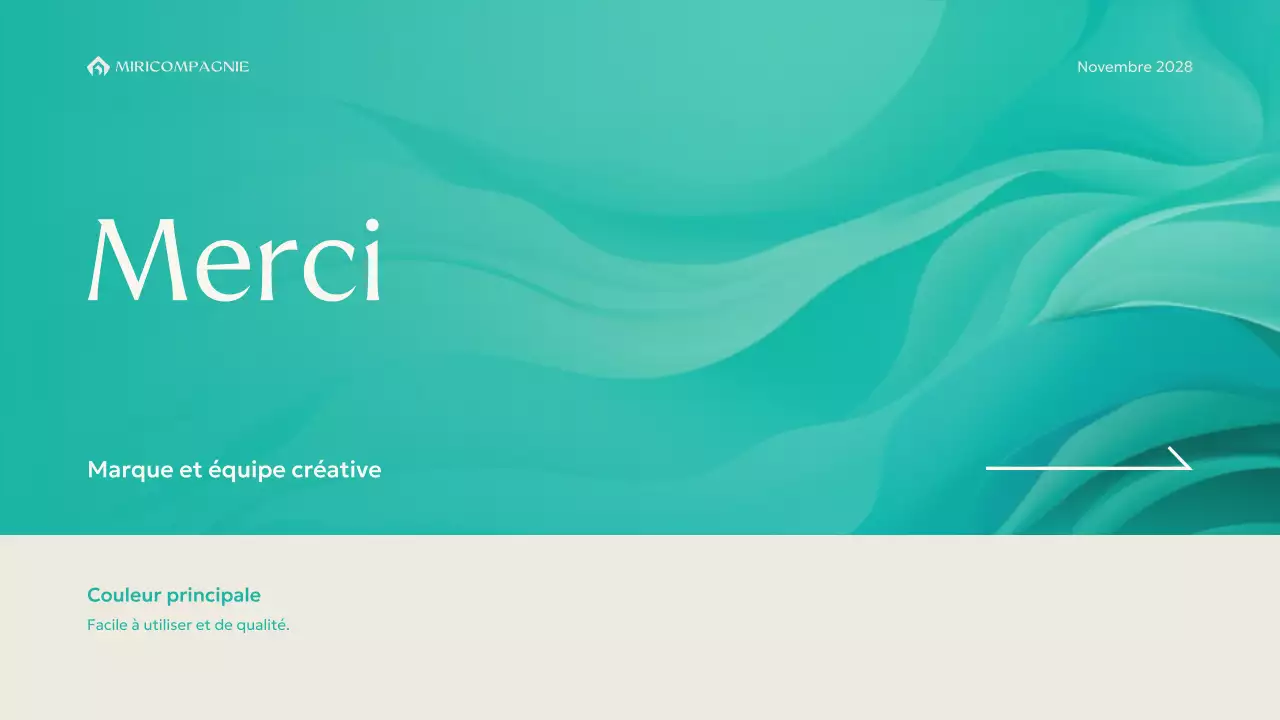 ligne directrice de la marque moderne de la menthe