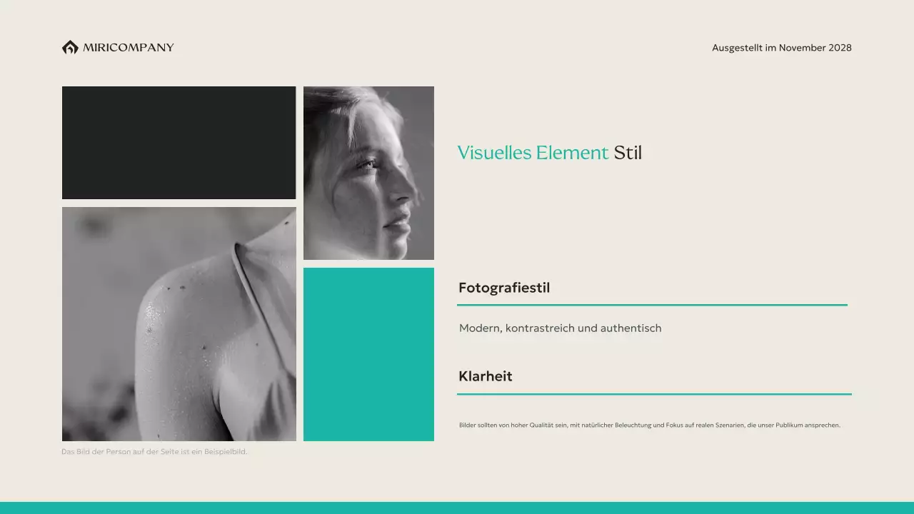 mint moderner Markenleitfaden