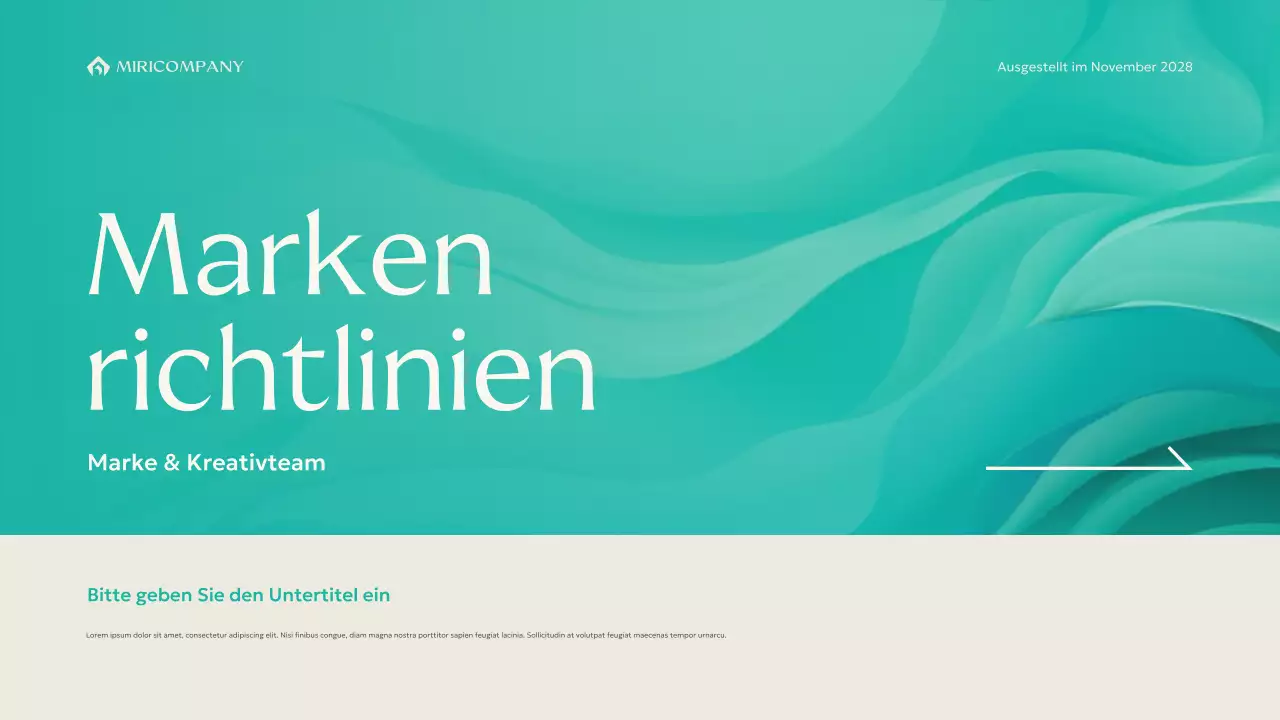 mint moderner Markenleitfaden