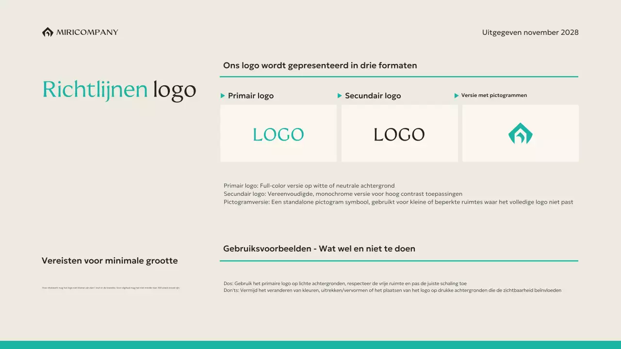 richtlijn modern muntmerk