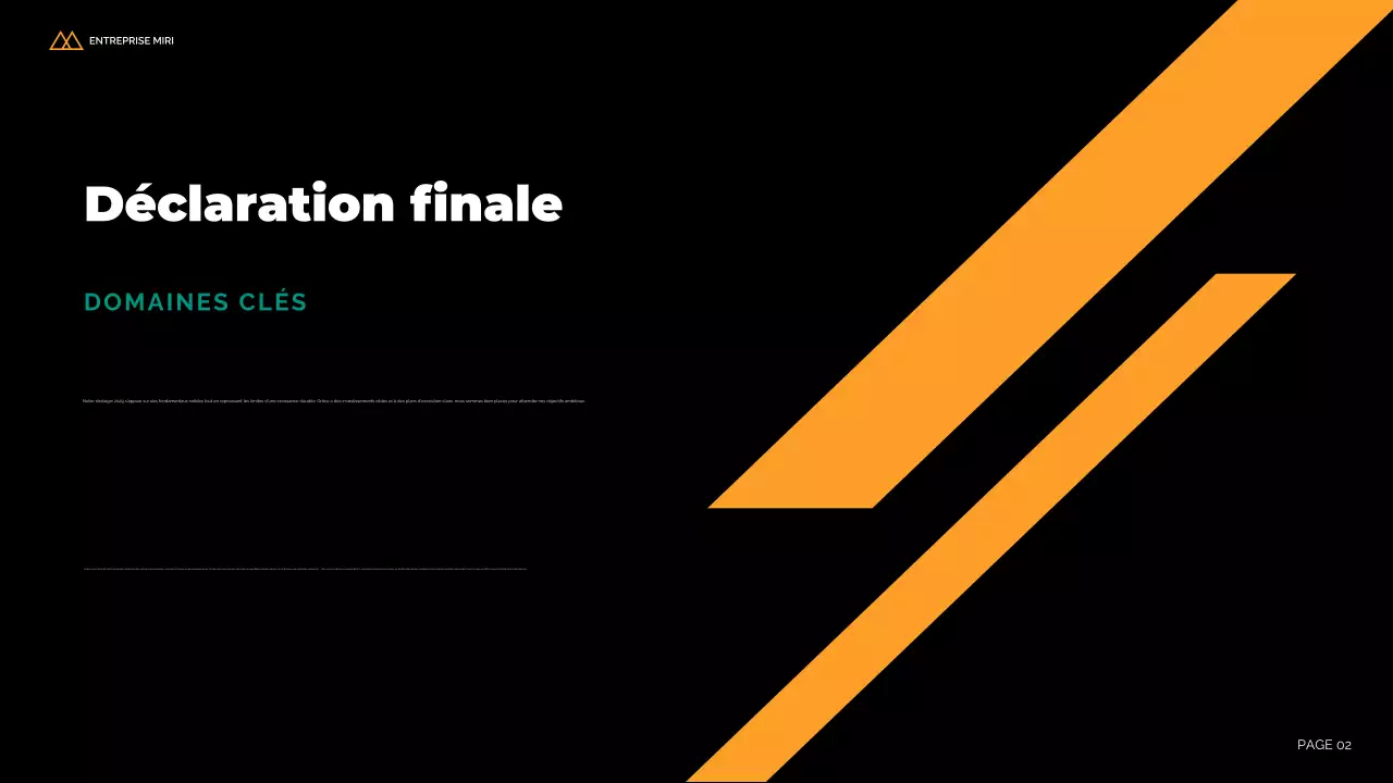 rapport d'activité moderne noir