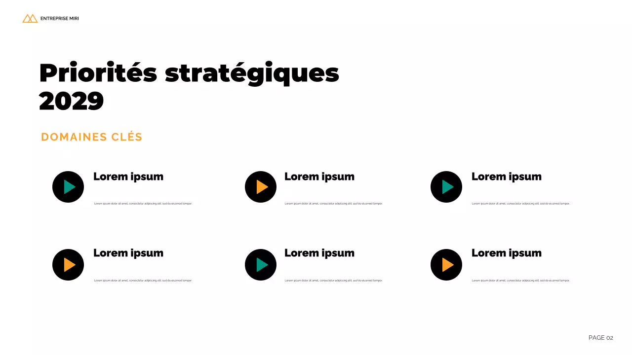 rapport d'activité moderne noir