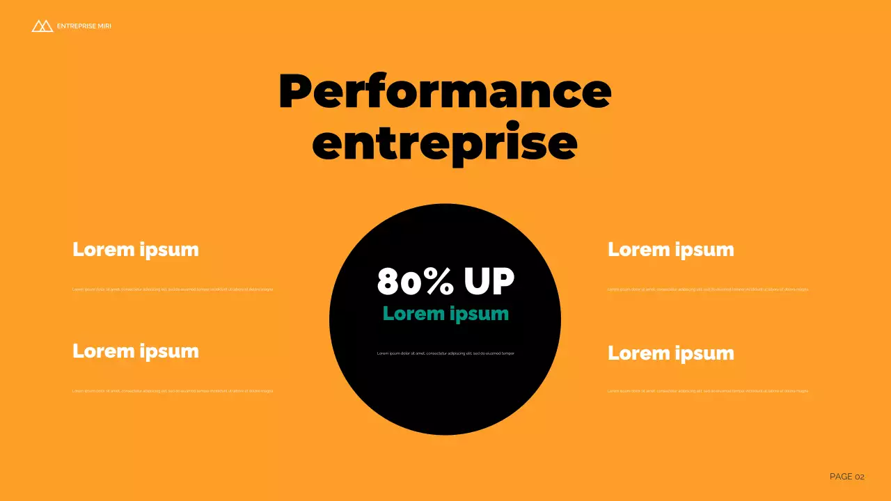 rapport d'activité moderne noir