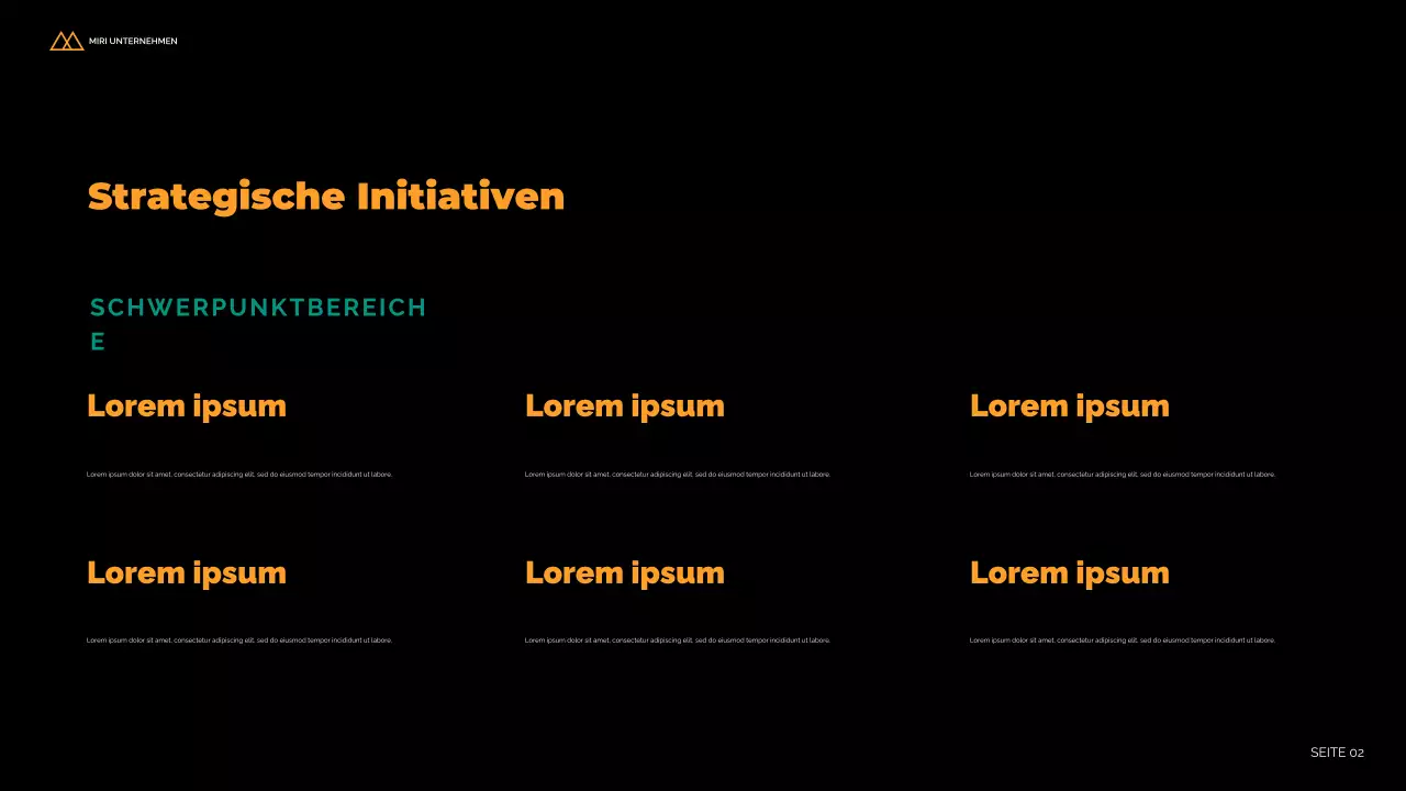 black modern business report