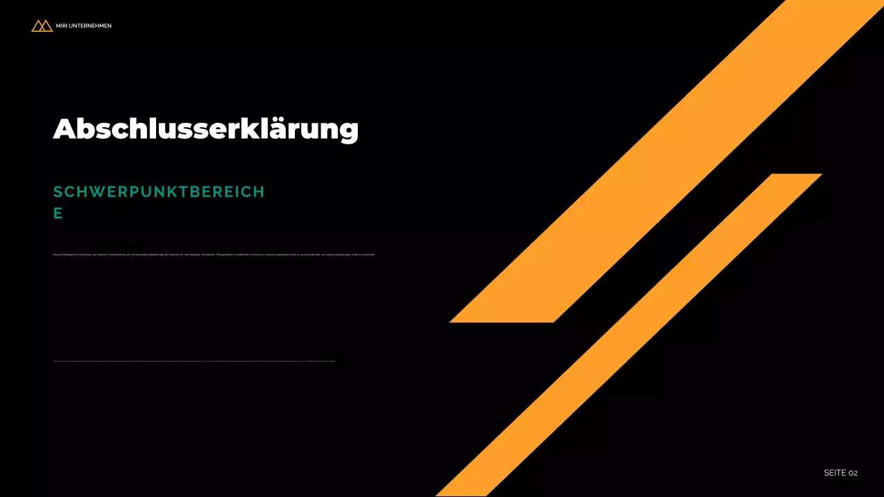 black modern business report