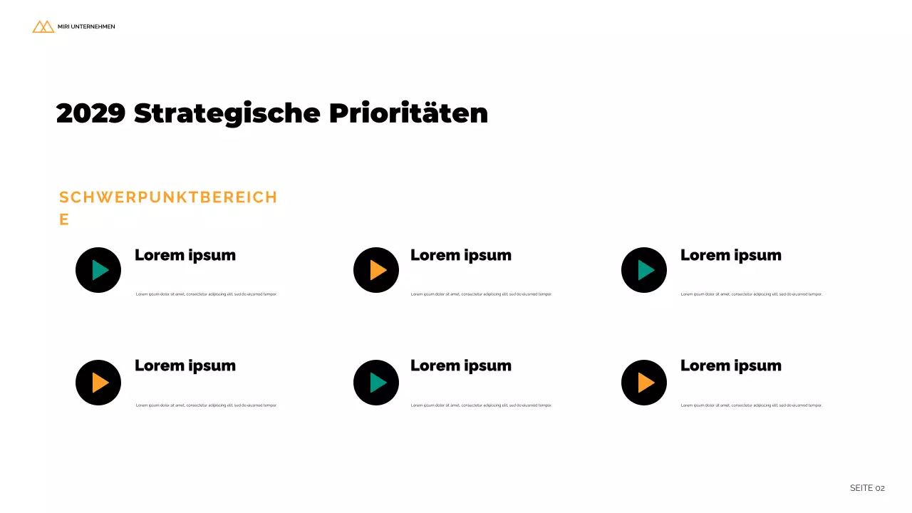 black modern business report