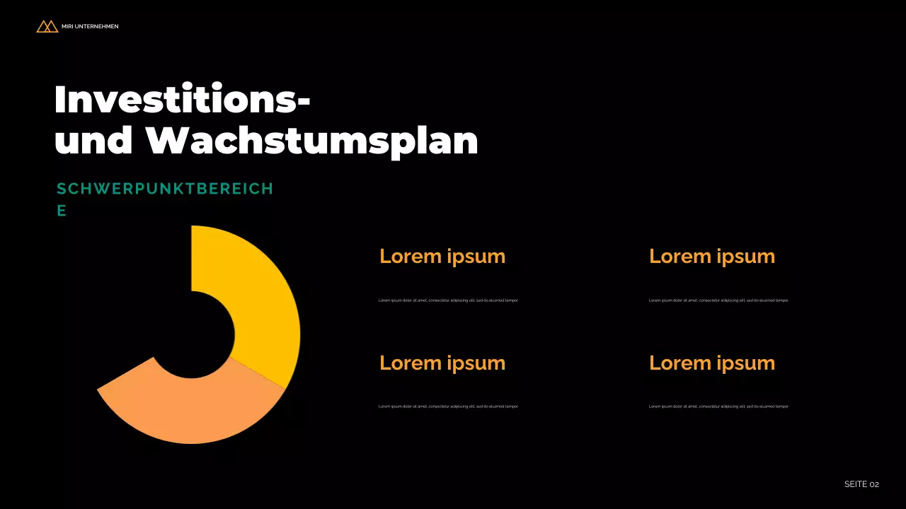 black modern business report