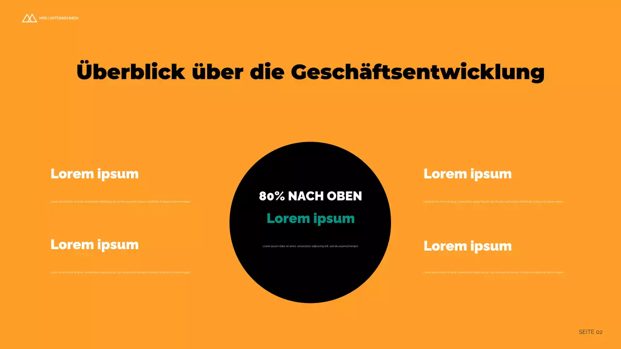 black modern business report