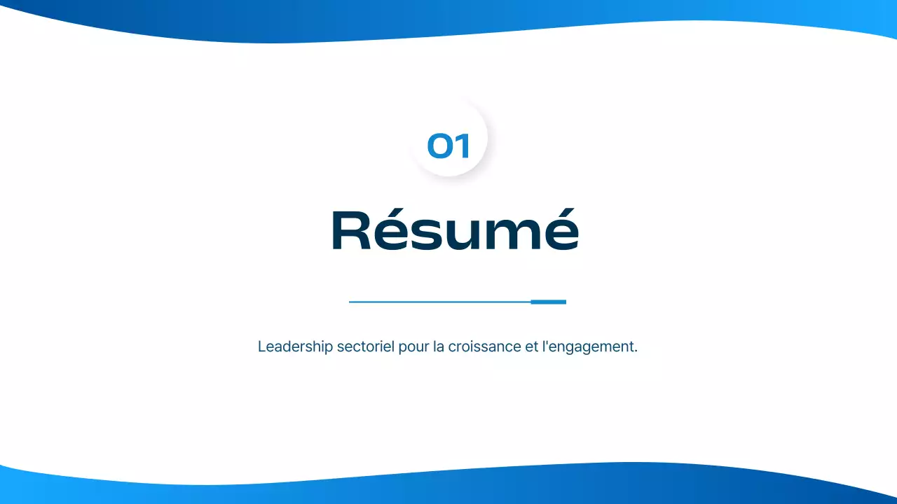 plan d'affaires pour la stratégie de marketing de blue modern