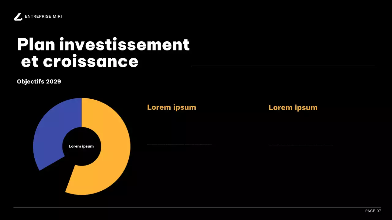 rapport d'activité moderne orange