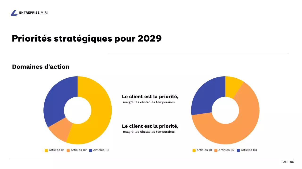rapport d'activité moderne orange