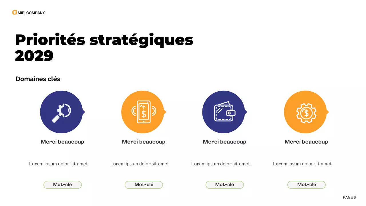 blue modern business report