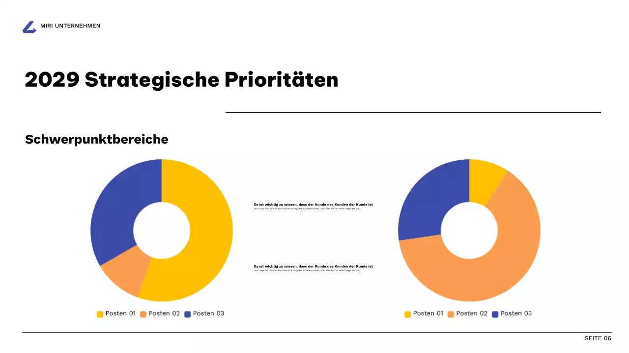 orange modern business report