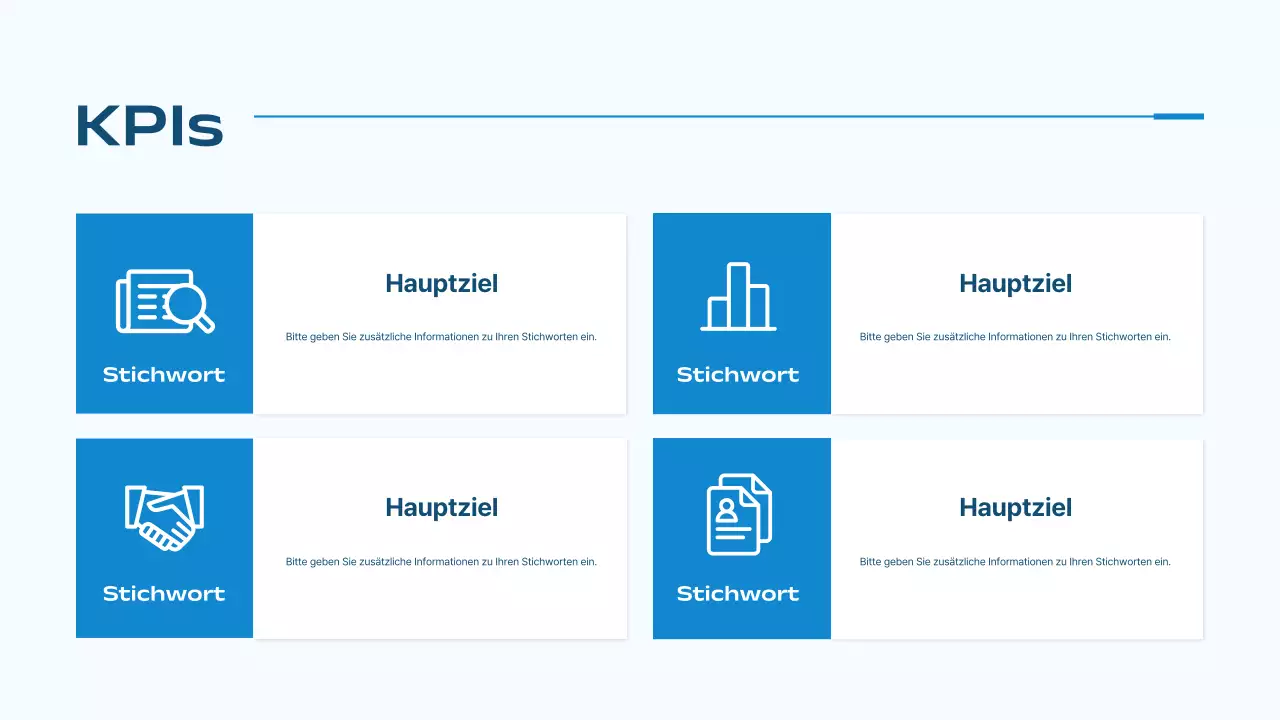 blue modern marketing strategy business plan