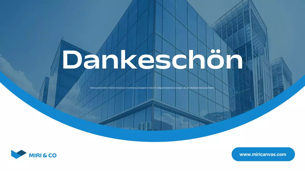 blue modern marketing strategy business plan