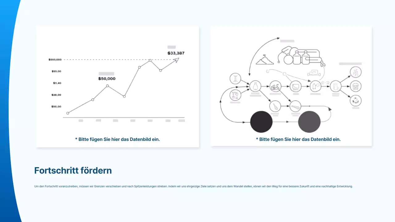 blue modern marketing strategy business plan