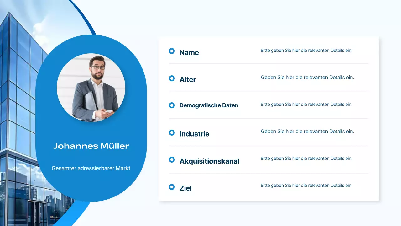 blue modern marketing strategy business plan