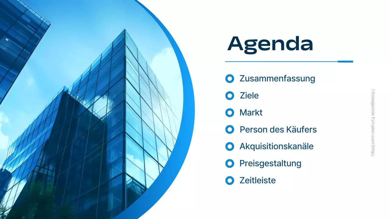 blue modern marketing strategy business plan