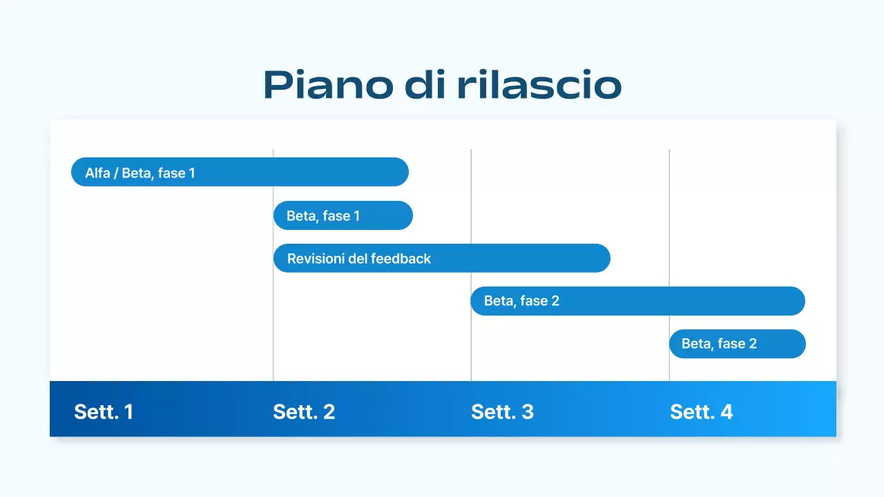 strategia di marketing blu moderno piano aziendale