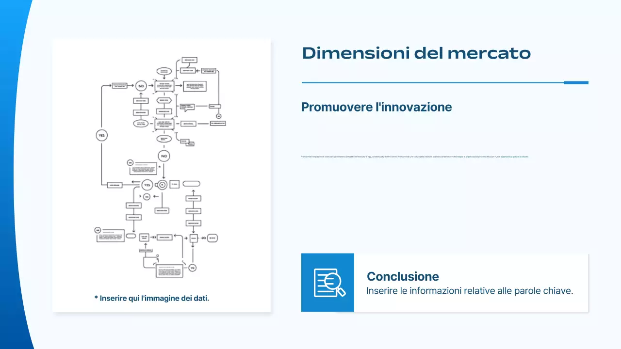 strategia di marketing blu moderno piano aziendale