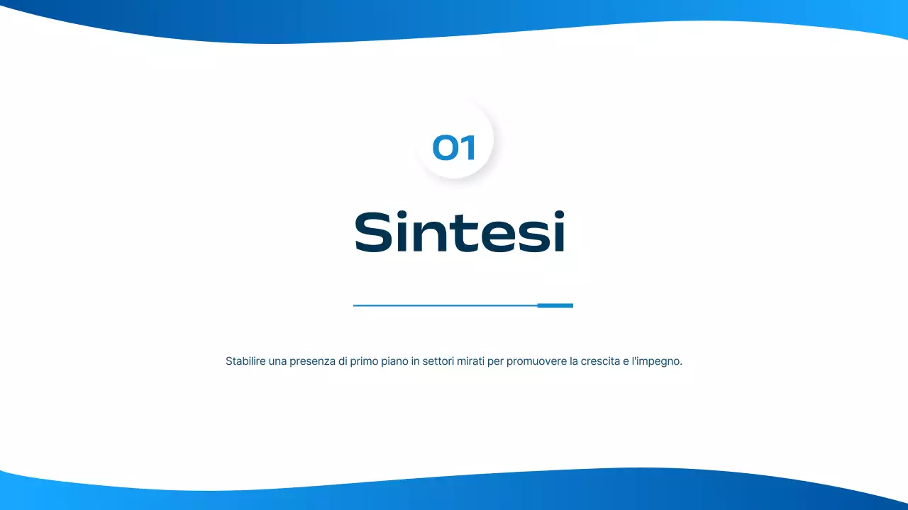 strategia di marketing blu moderno piano aziendale