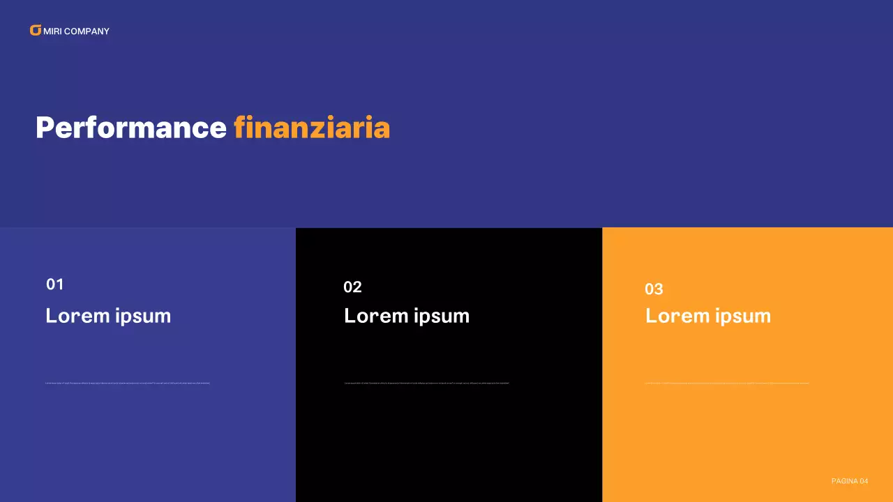 relazione aziendale moderna blu