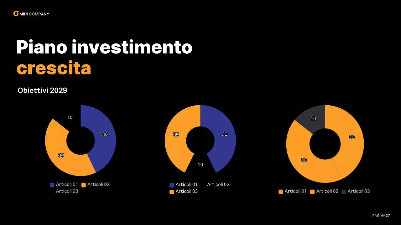relazione aziendale moderna blu