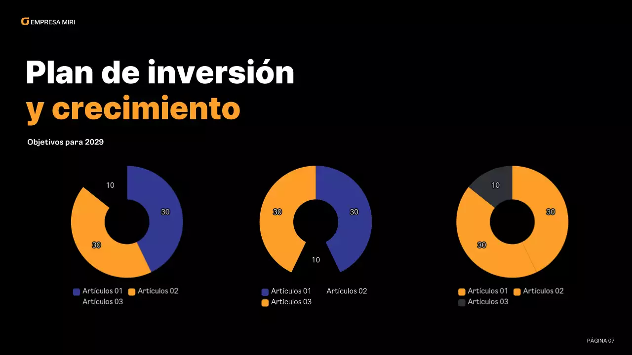 blue modern business report