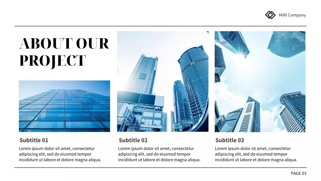 Blue Professional Business Report Presentation