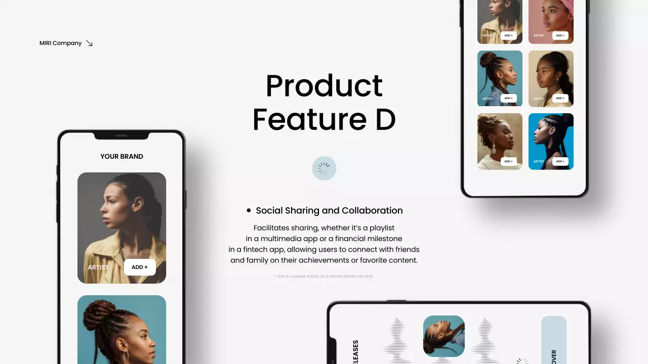 블루 모던 모바일 가이드 프레젠테이션