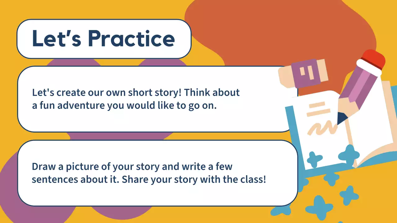 Purple Creative Literature Class Presentation