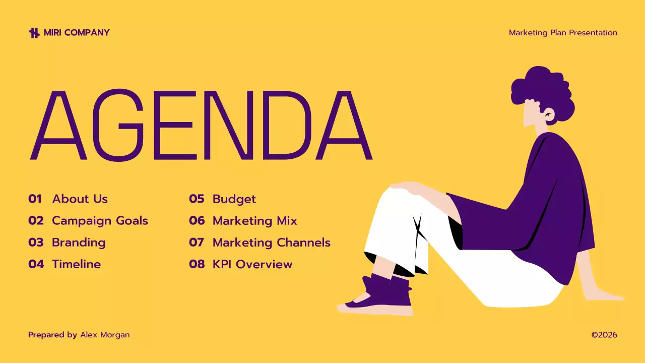 Yellow Modern Marketing Plan Presentation