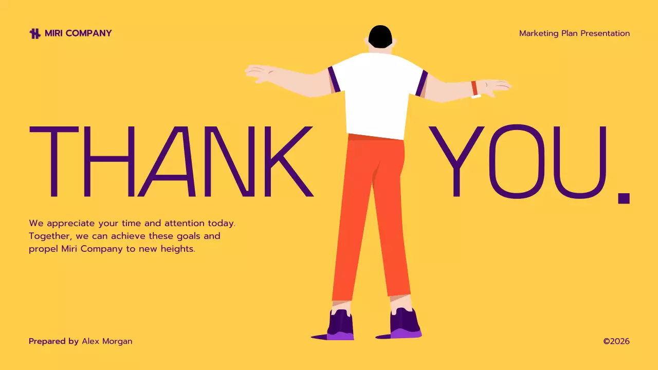 Yellow Modern Marketing Plan Presentation