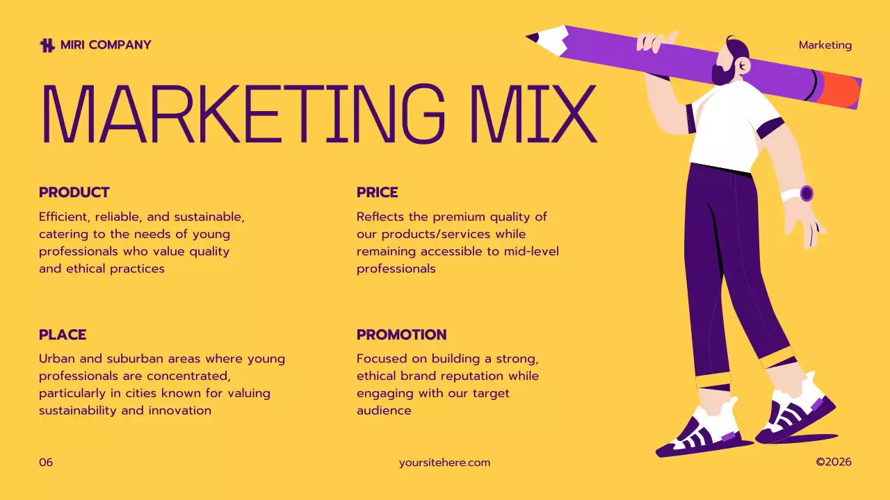Yellow Modern Marketing Plan Presentation