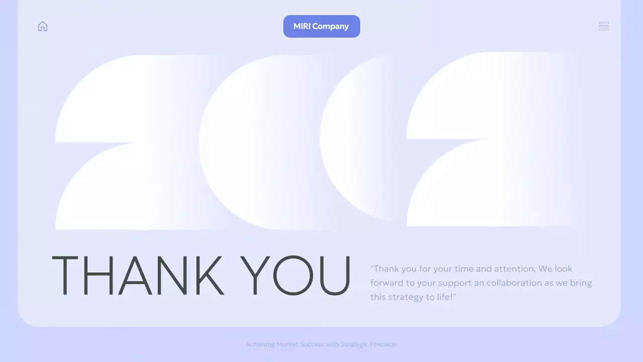 블루 모던 비즈니스 플랜 프레젠테이션