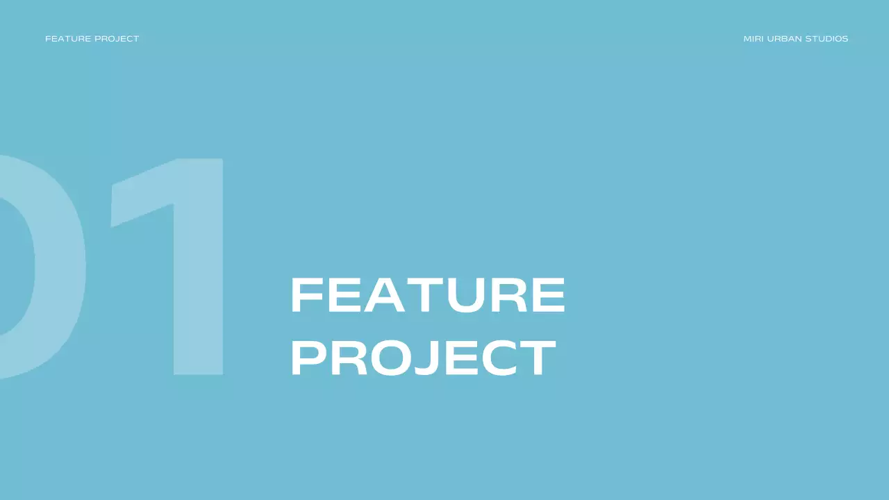 그레이 모던 건축 포트폴리오 프레젠테이션