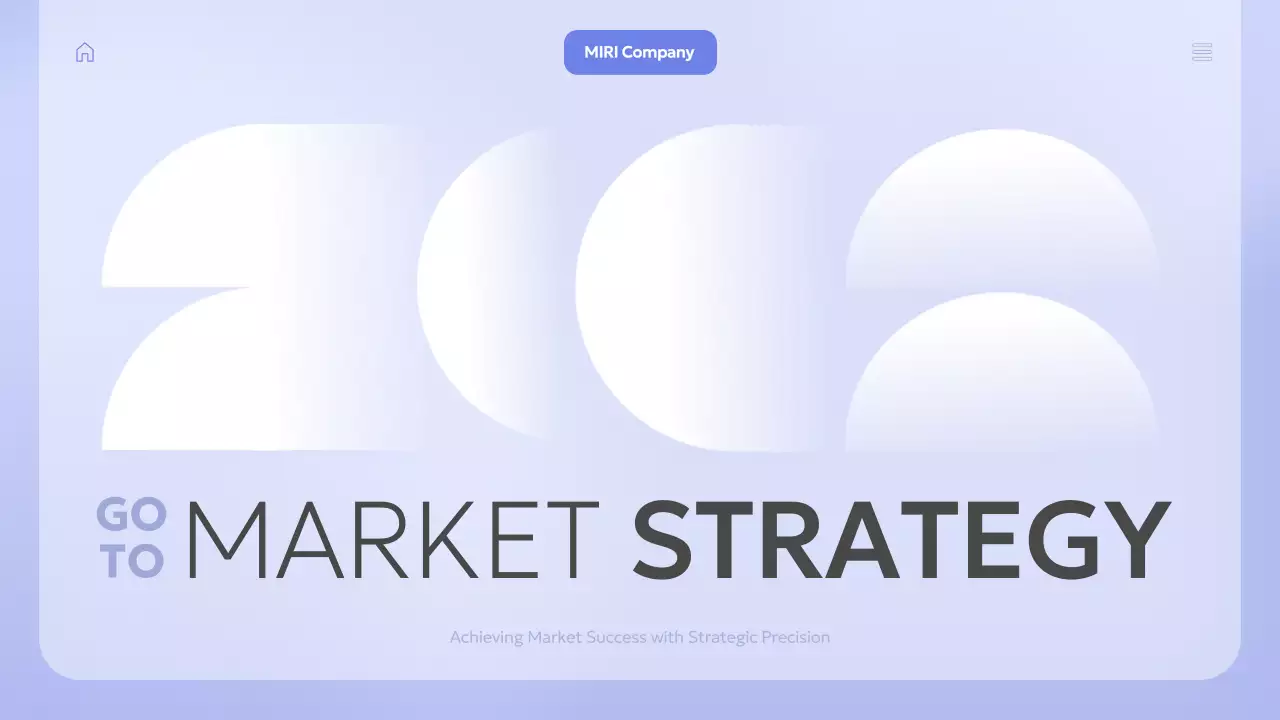 블루 모던 비즈니스 플랜 프레젠테이션