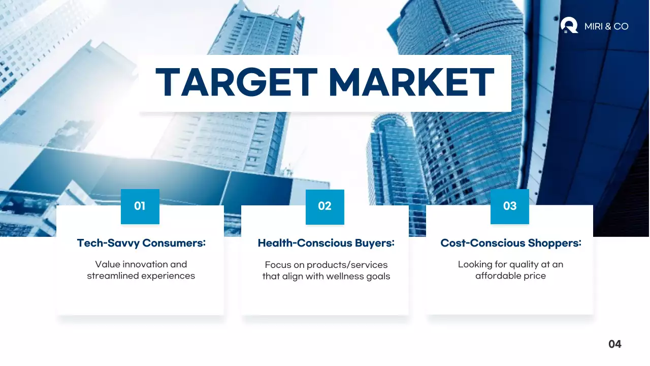 Blue Professional Business Plan Presentation