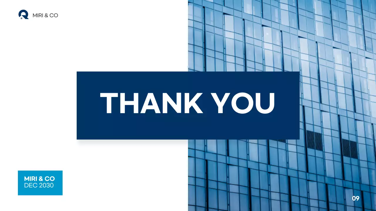 Blue Professional Business Plan Presentation