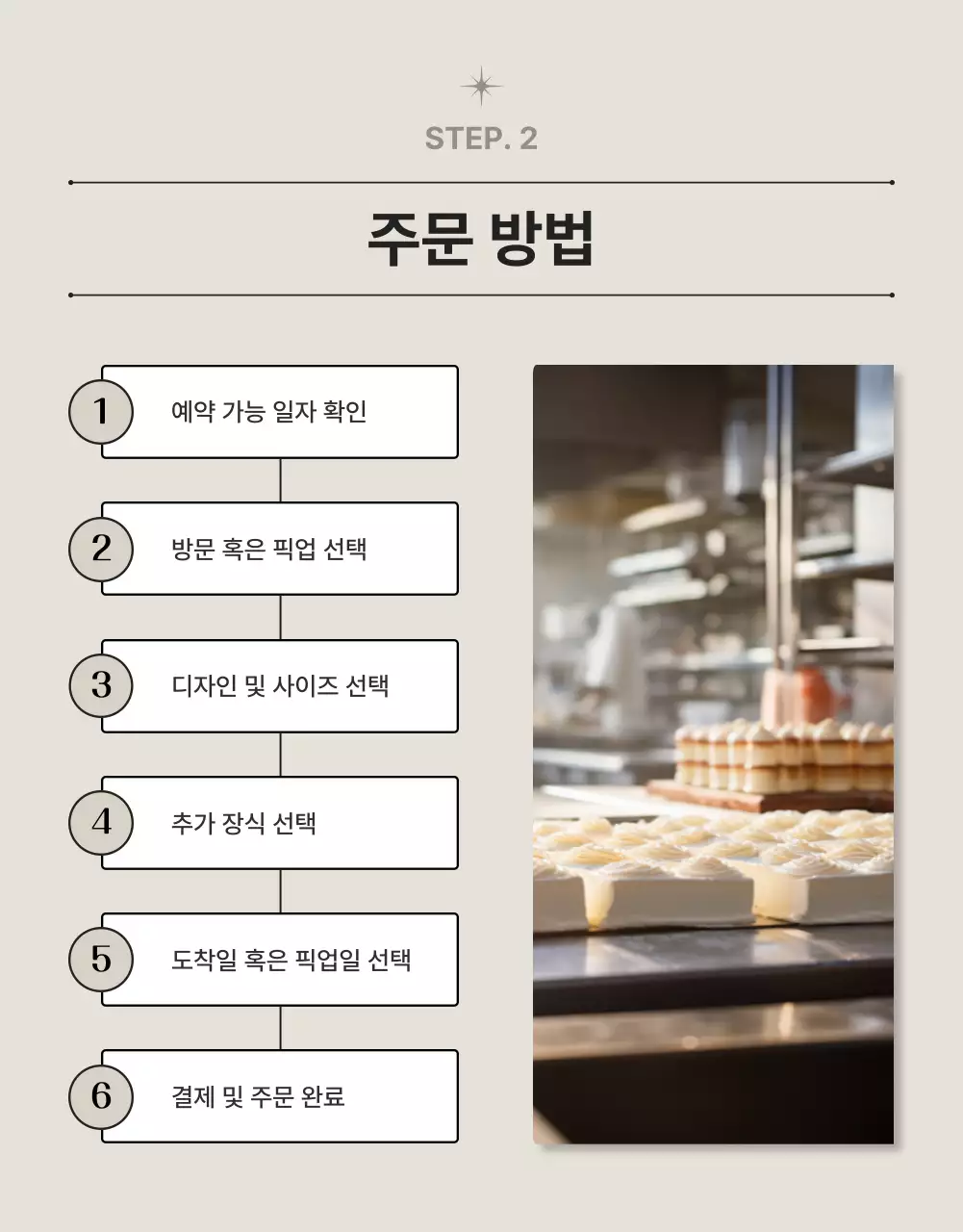 빨강 빈티지 크리스마스 케이크 홍보