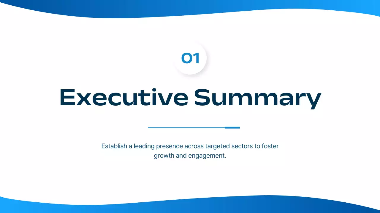 Blue Modern Business Plan Presentation